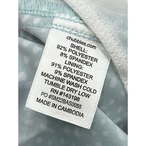 Chubbies The Whale Sharks 7" Classic Swim Trunks Stripe Spots Drawstring Blue XL - Picture 5 of 6